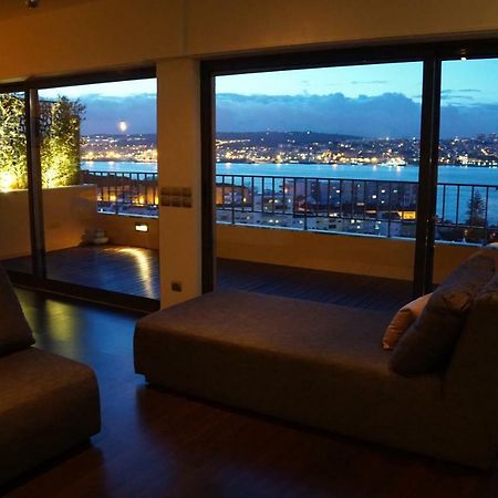 Ferienwohnung Penthouse Bellevue Almada Exterior foto
