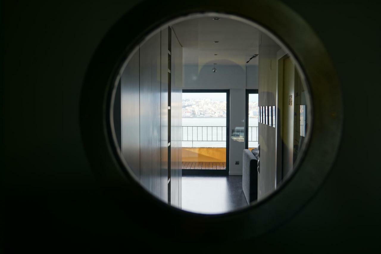 Ferienwohnung Penthouse Bellevue Almada Exterior foto