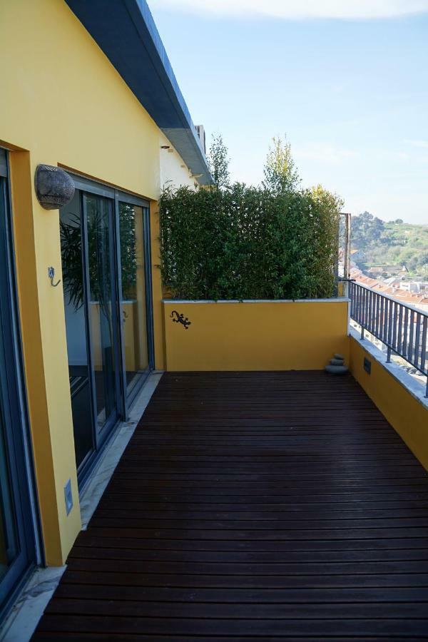 Ferienwohnung Penthouse Bellevue Almada Exterior foto
